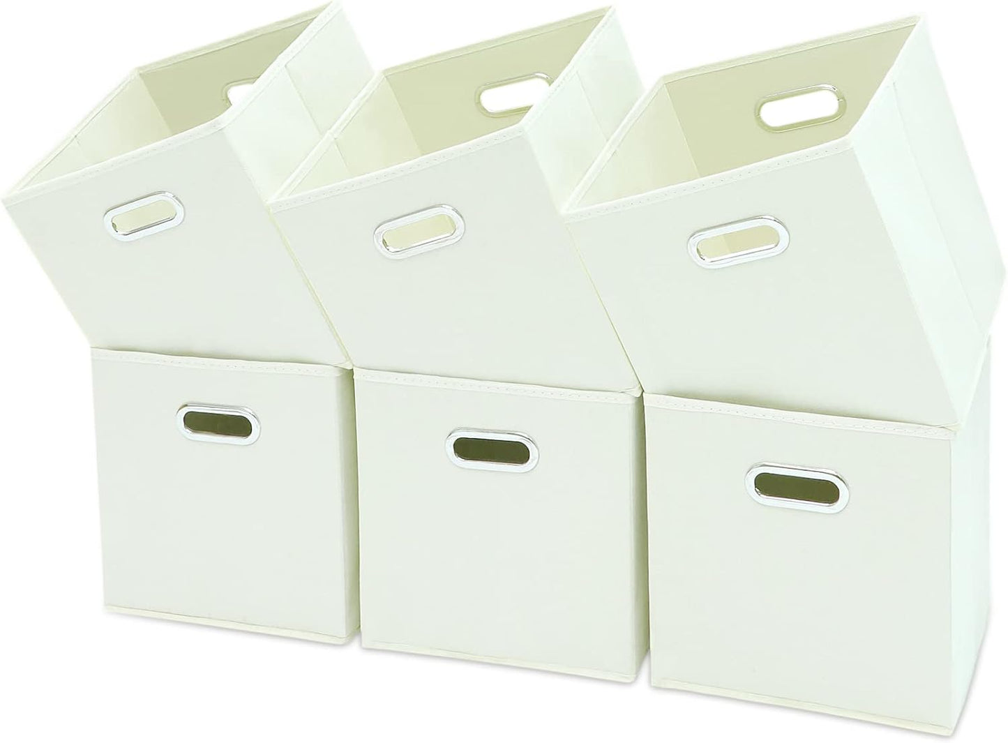 Black Fabric Cubby Storage Bins for Organizing Your Space