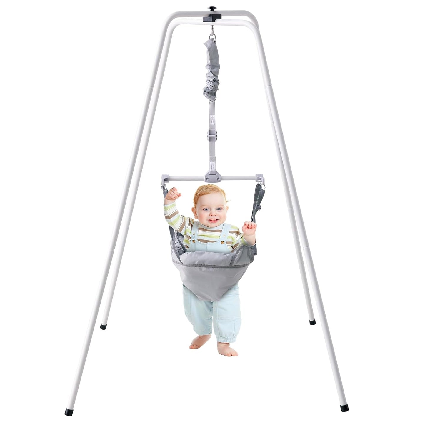 Height-Adjustable Baby Jumper: Foldable Fun!