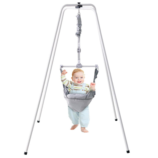 Height-Adjustable Baby Jumper: Foldable Fun!