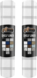 Slip Resistant Drawer and Shelf Liner 2 Pack 12 in x 20 ft - Stripe