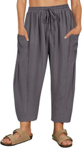 Plus Size Palazzo Harem Pants Womens Summer - Lightweight Comfort Soft