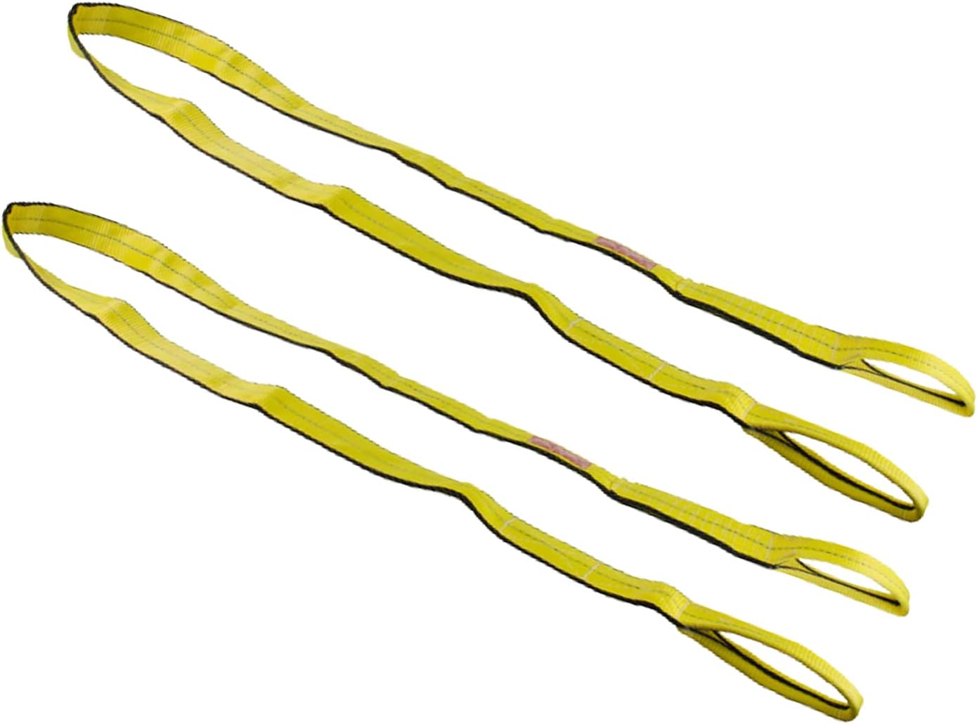 2 Pack 4in x16ft Web Lifting Sling for Heavy Loads and Versatility