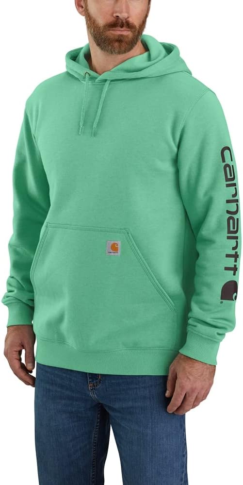 Carhartt Men's Loose Fit Midweight Logo Sleeve Graphic Sweatshirt