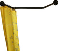 Stretchable 304 Stainless L Shaped Bathroom Bathtub Corner Shower