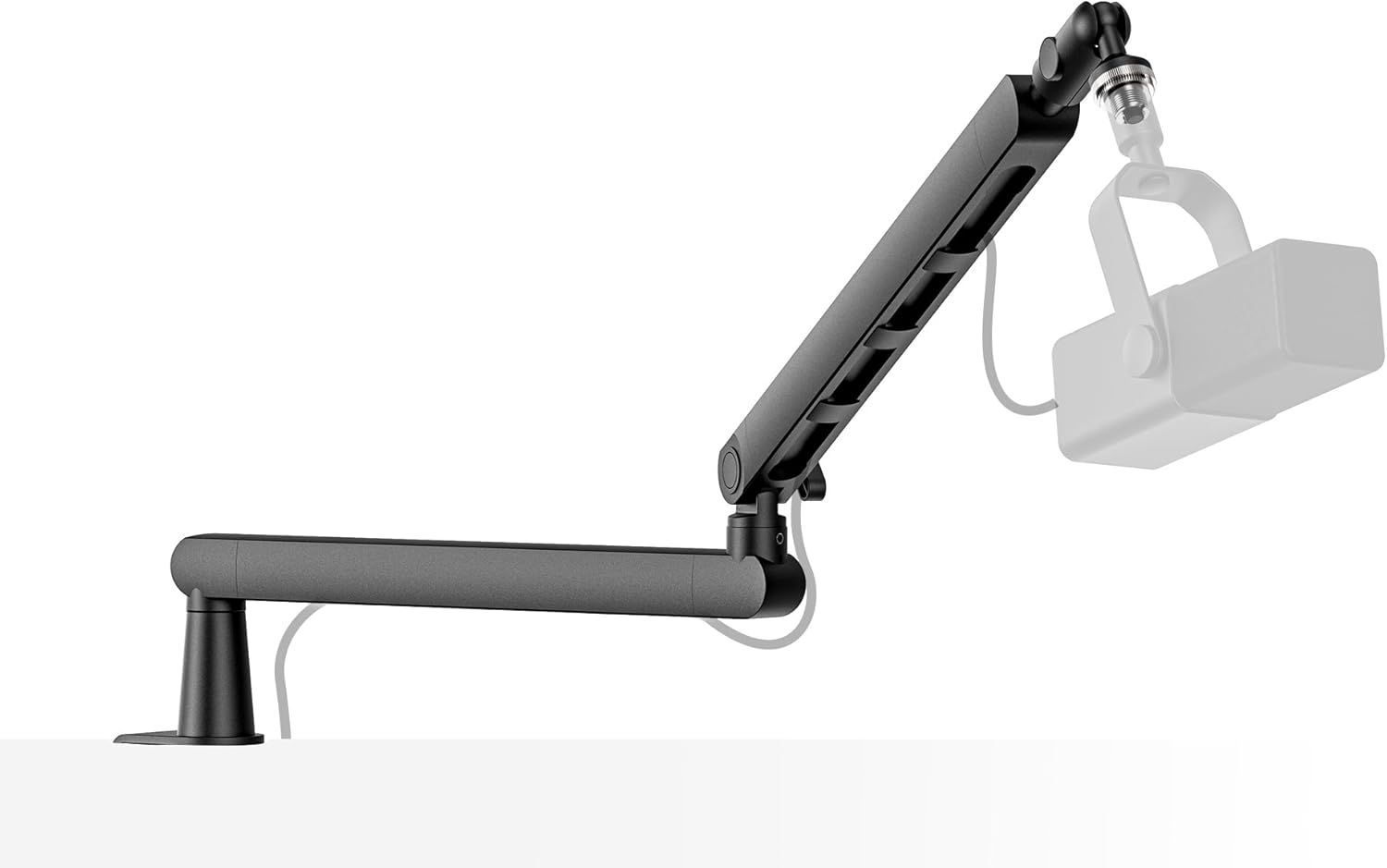 Adjustable Microphone Boom Arm for Gaming and Podcasting Use