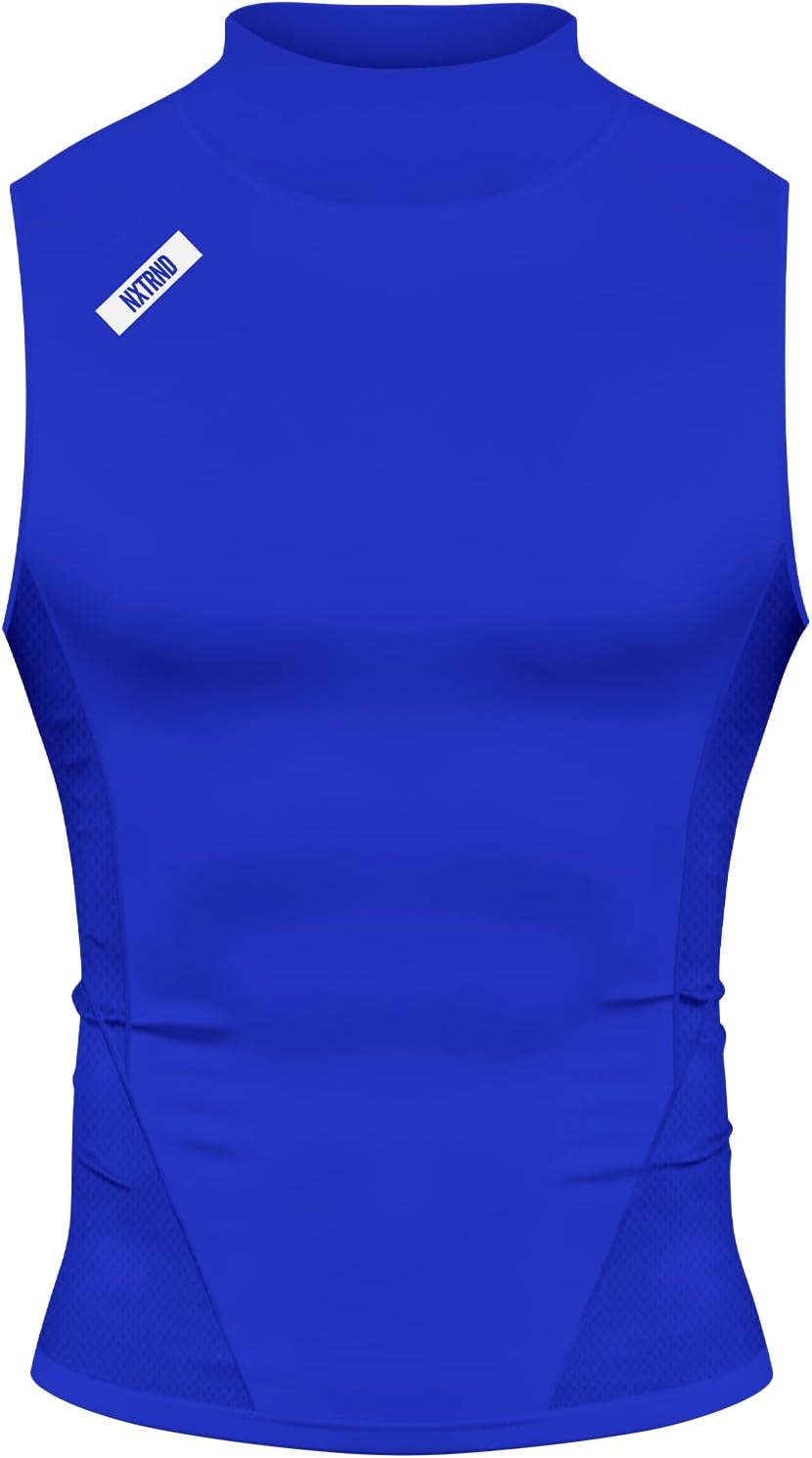 Nxtrnd Men's Turtleneck Compression Tank Top for Athletes