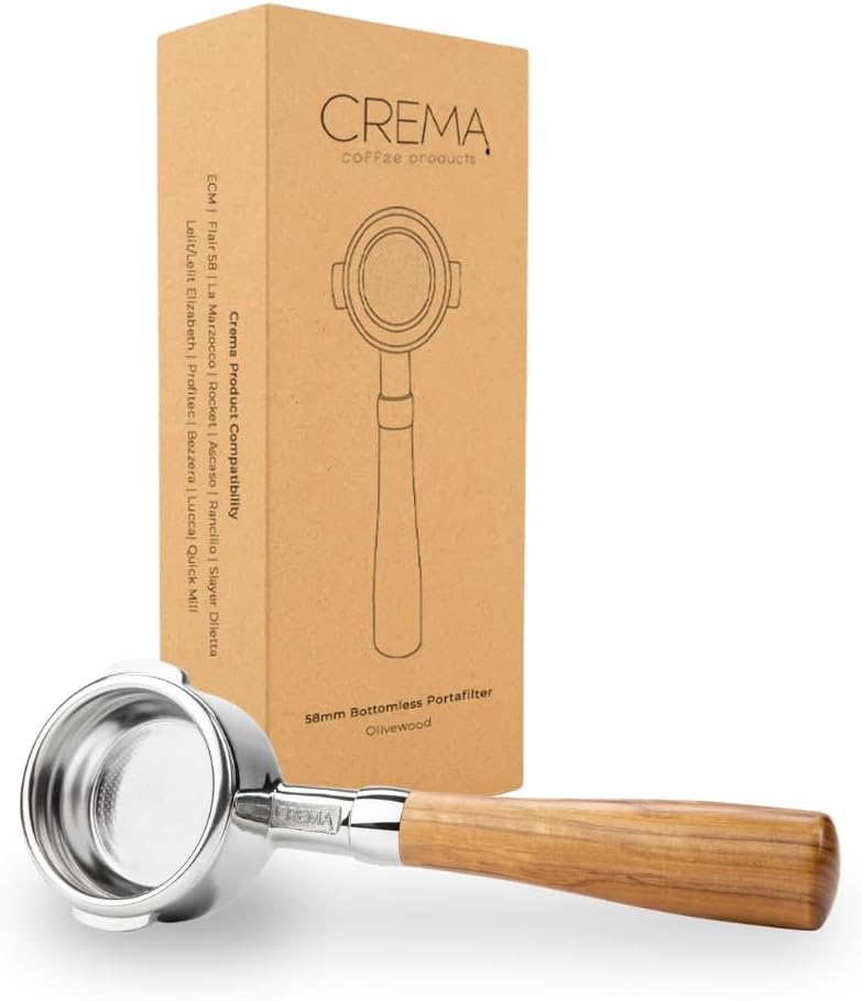 Crema Coffee Products 58mm Bottomless Naked Portafilter Review