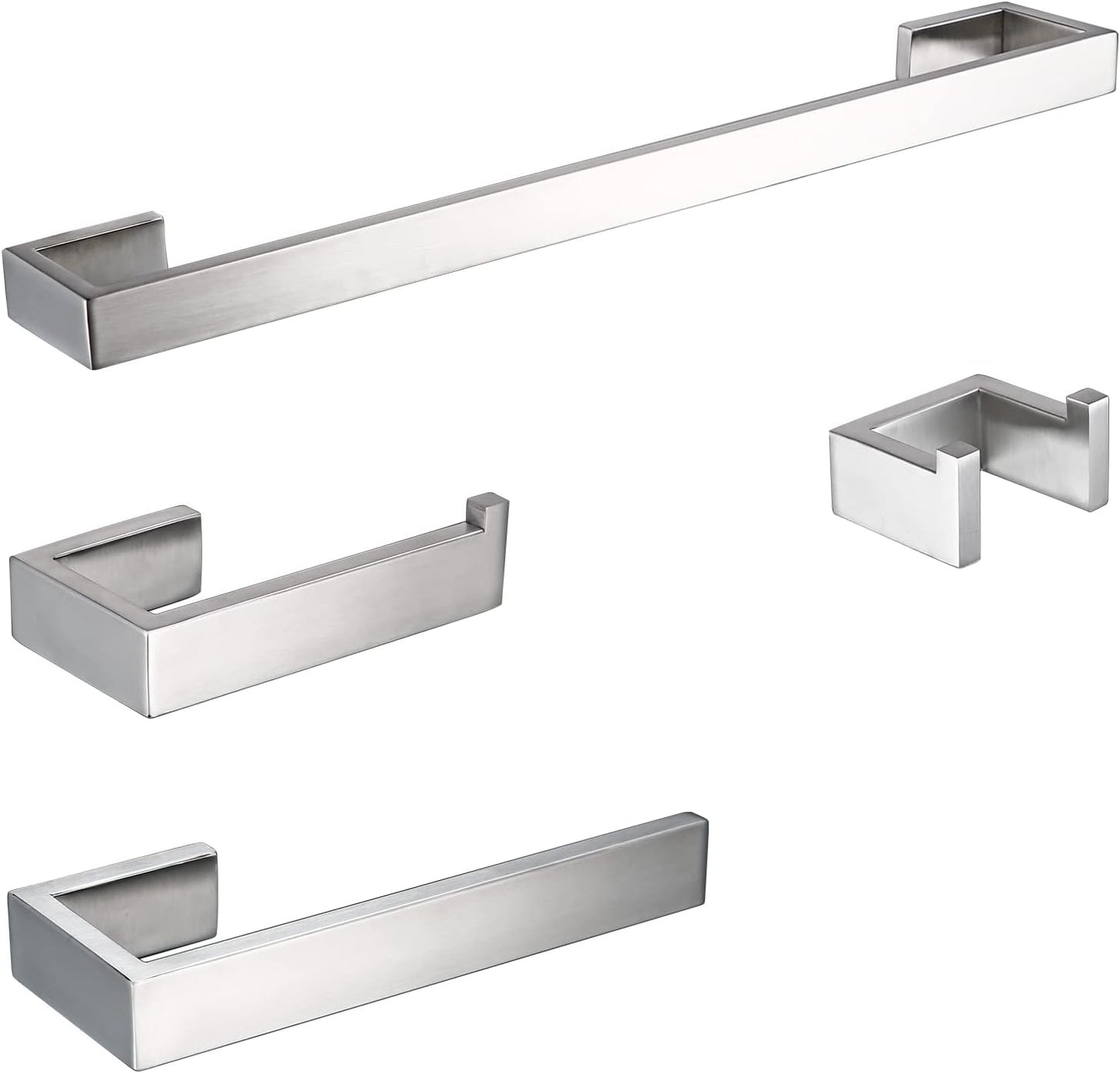 BAGNOLUX Brushed Nickel Bathroom Hardware Set for Towel Racks