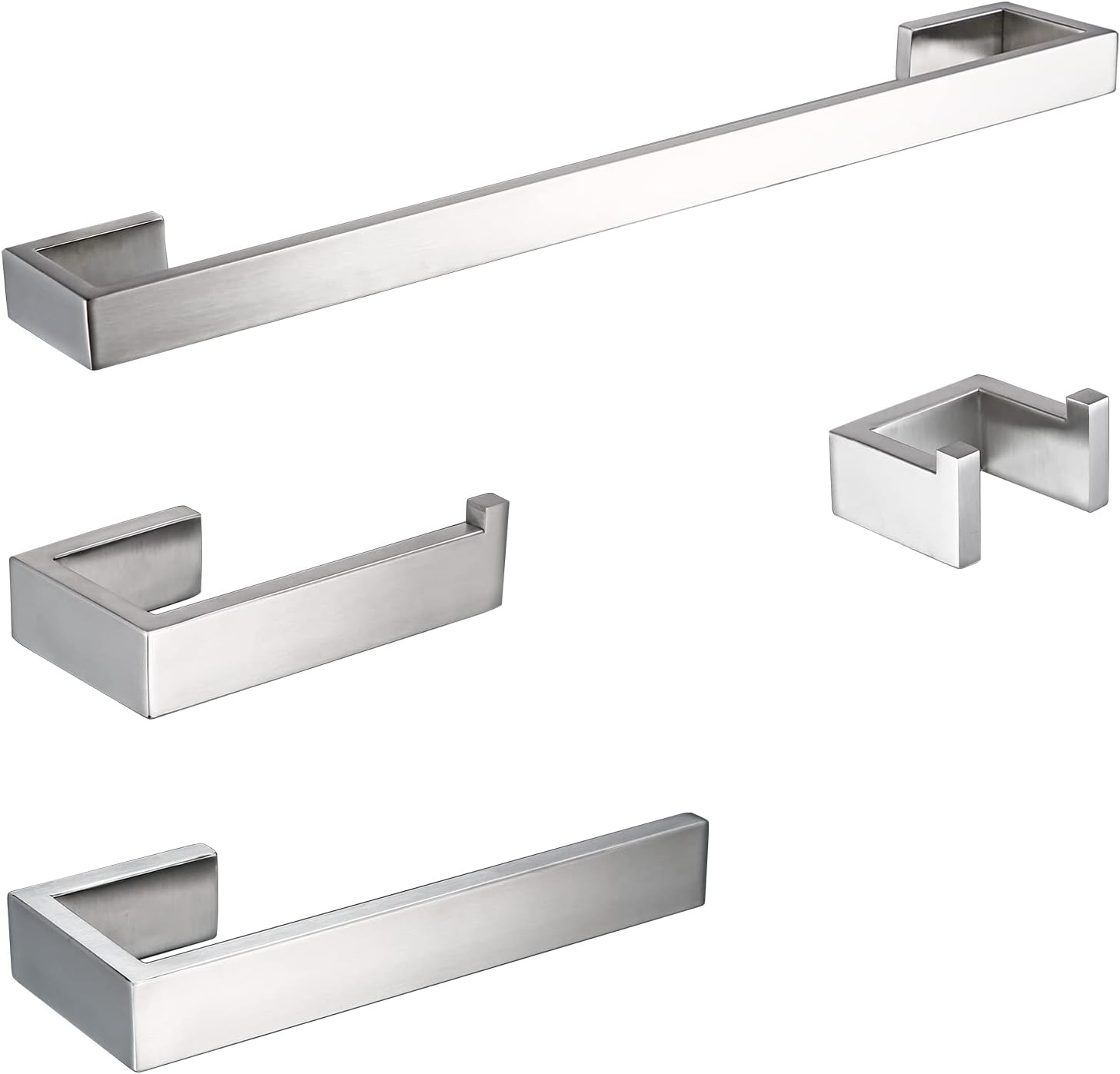 BAGNOLUX Brushed Nickel Bathroom Hardware Set for Towel Racks