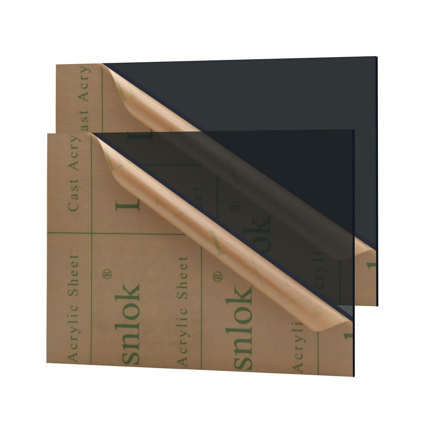 Black Transparent Acrylic Sheet for Crafting and DIY Projects