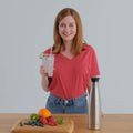 Stainless Steel Portable Soda Maker - Instantly Create Healthy Fizz!