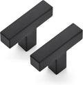 JOY DECOR 50 Pack Cabinet Knobs Black 2 in Kitchen Knobs - Durable
