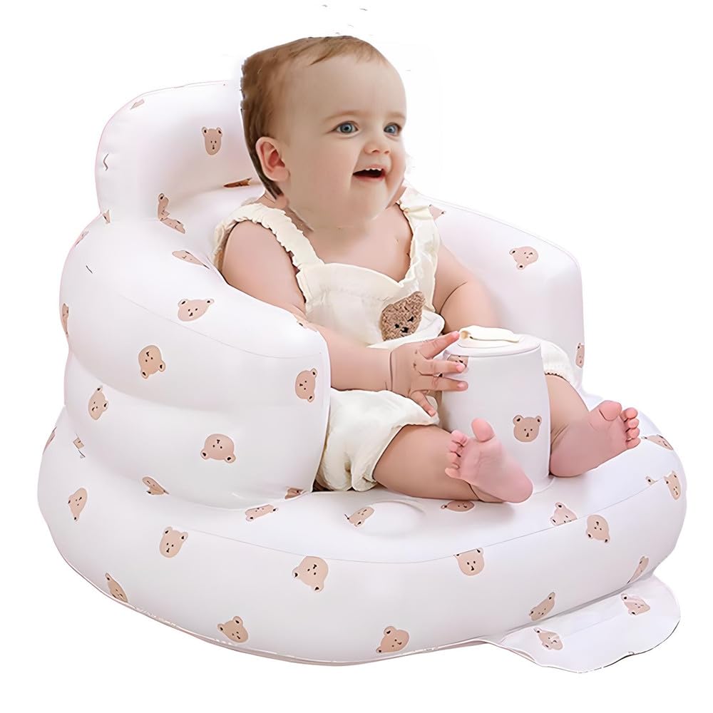 Inflatable Baby Chair with Built-in Pump - Comfort for 0-3yrs!