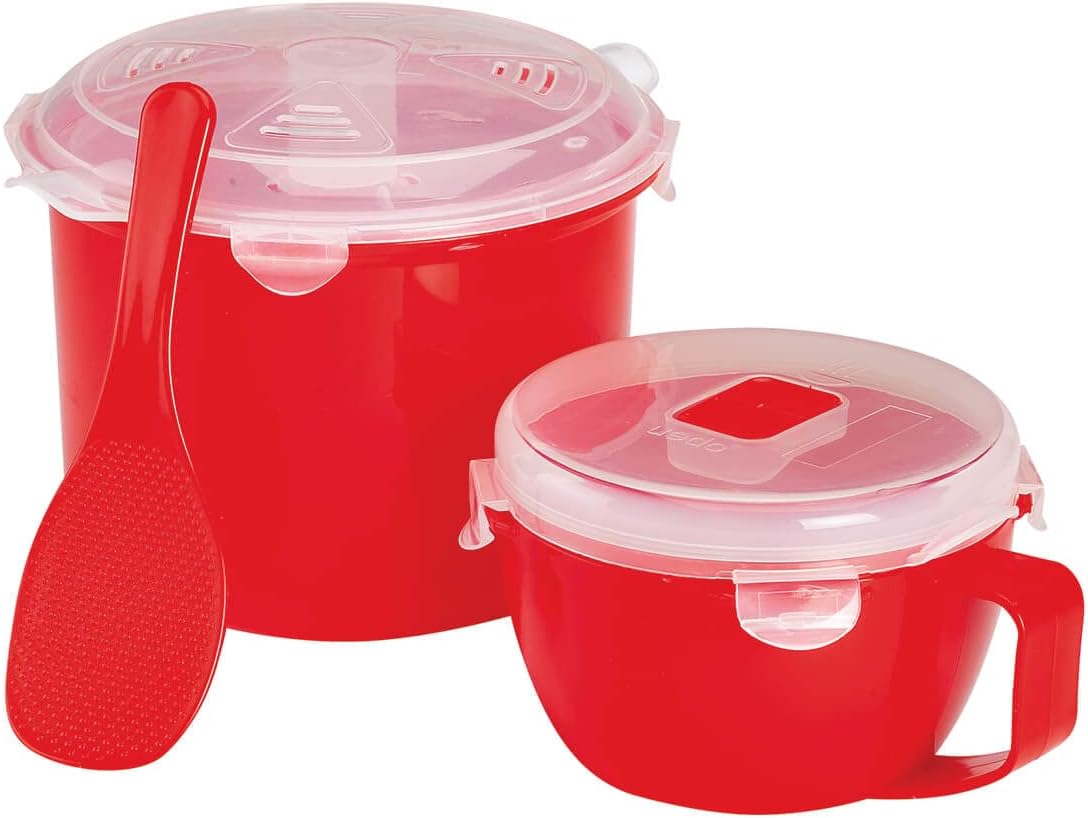 Quick Cook Microwave Rice Bowl Set