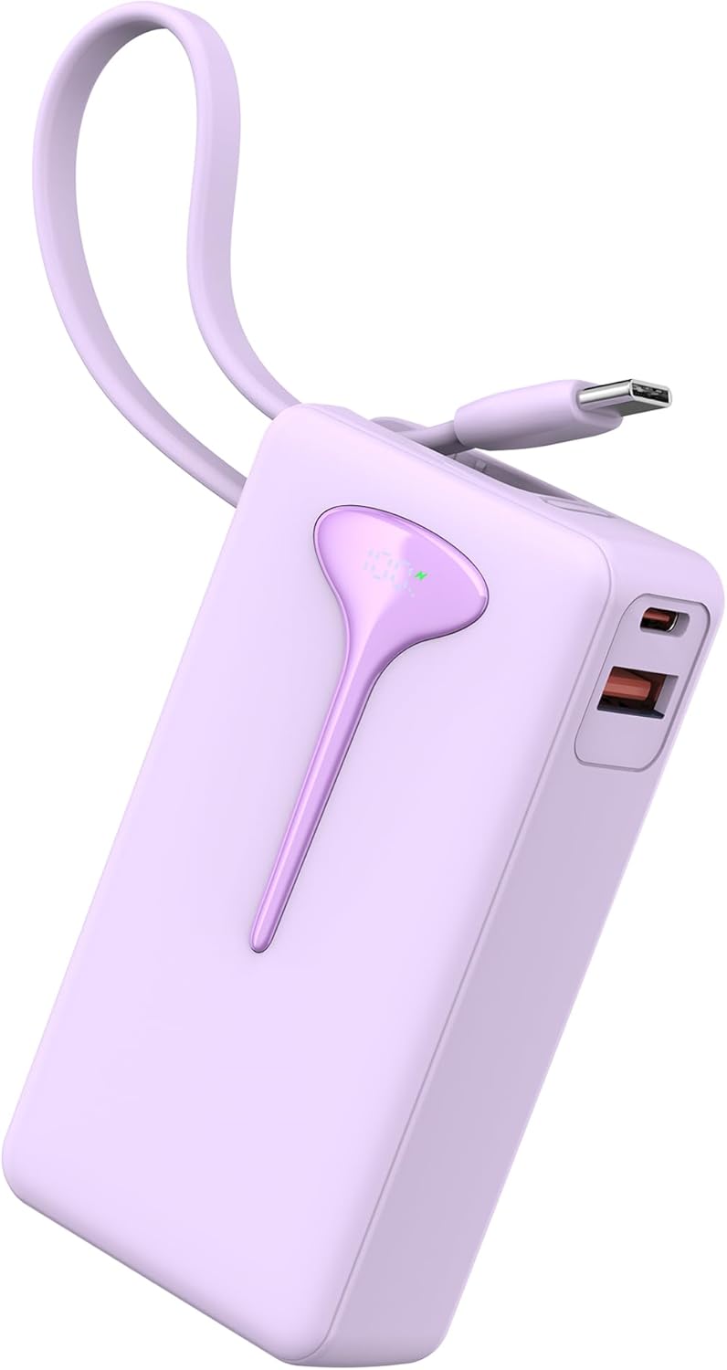 Portable Charger 10000mAh Power Bank with Fast Charging Features