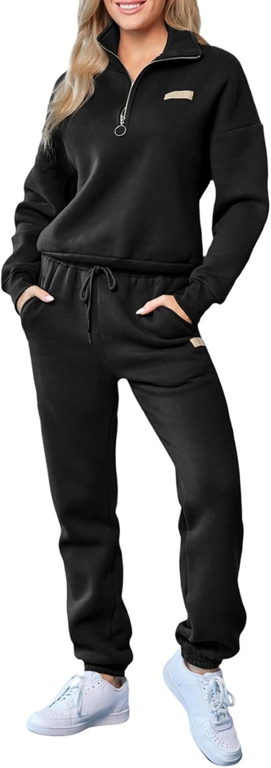 Herseas Women 2 Piece Outfits Sweatsuit Lounge Set for Comfort