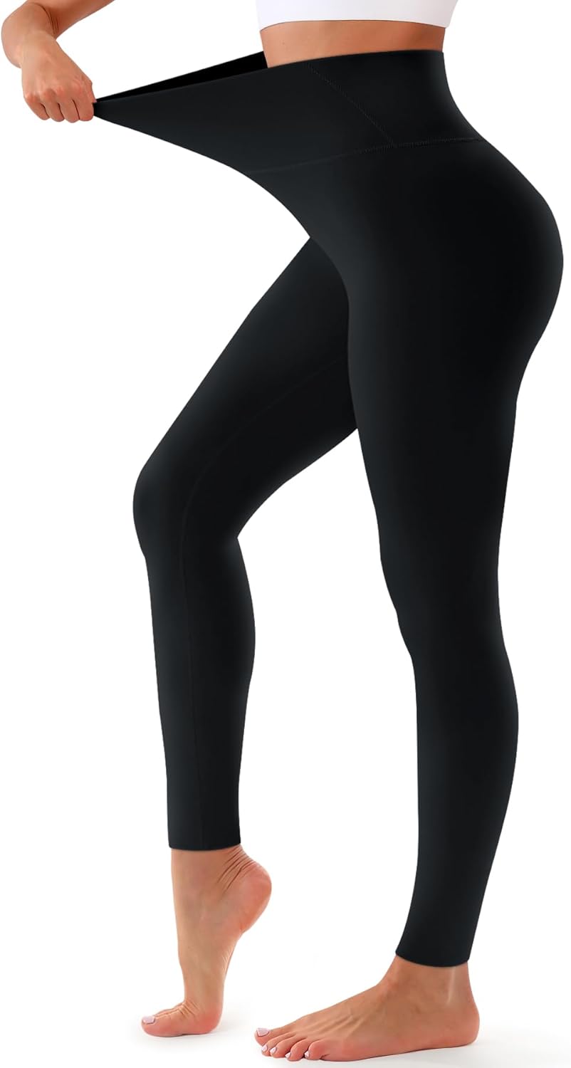 Bluemaple High Waisted Soft Yoga Leggings - Comfy Fitness Essential