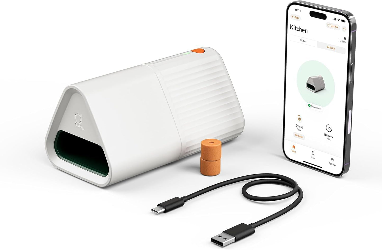 Automatic Rechargeable Bluetooth Mouse Trap | Safe Indoors