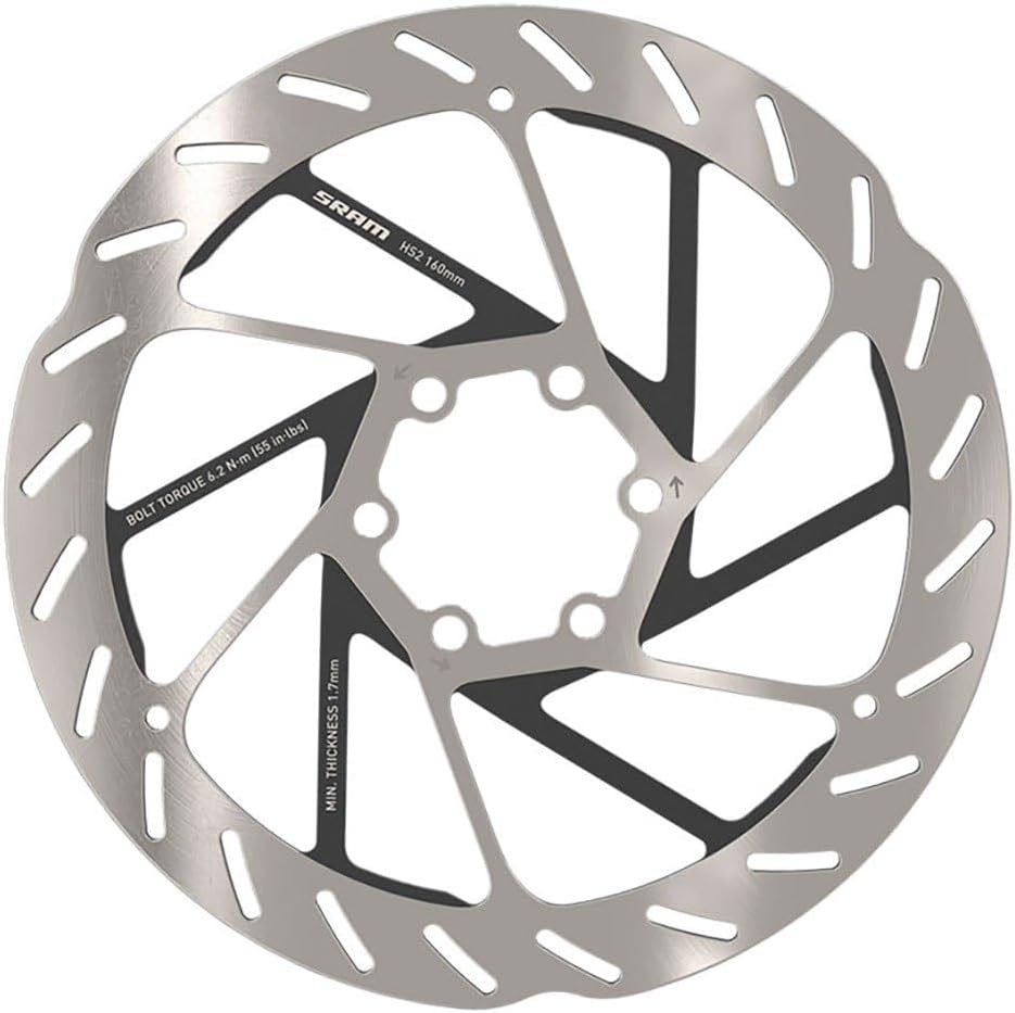 SRAM 200mm Round Disc Brake Rotor: Enhanced Braking Power