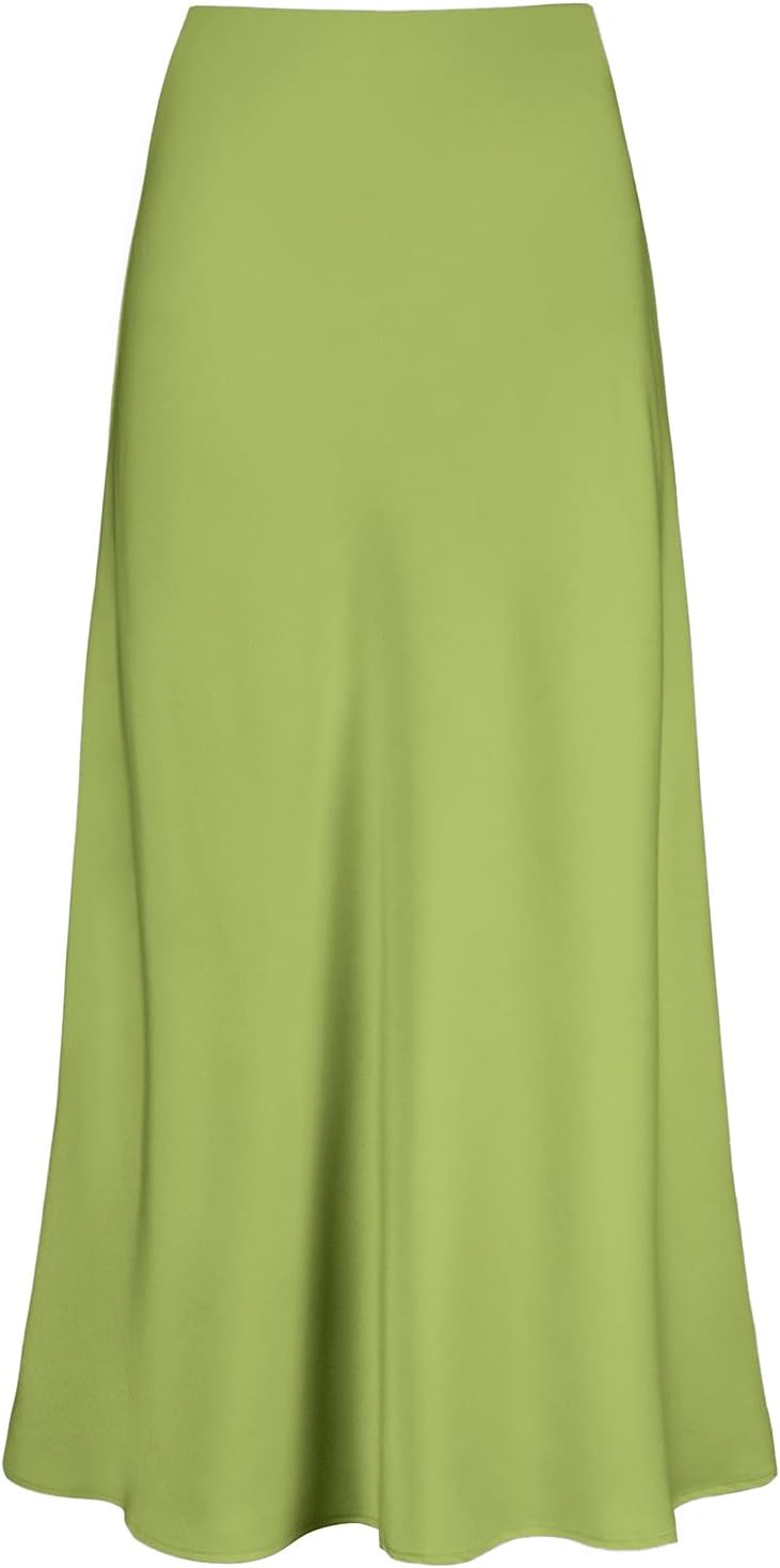 Women's Satin High Waisted Maxi Skirts for Every Occasion