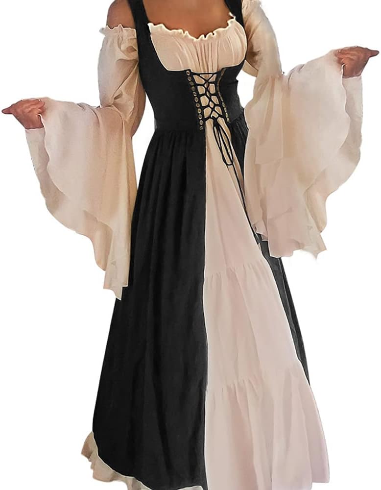 Abaowedding Womens Medieval Renaissance Costume Cosplay Dress