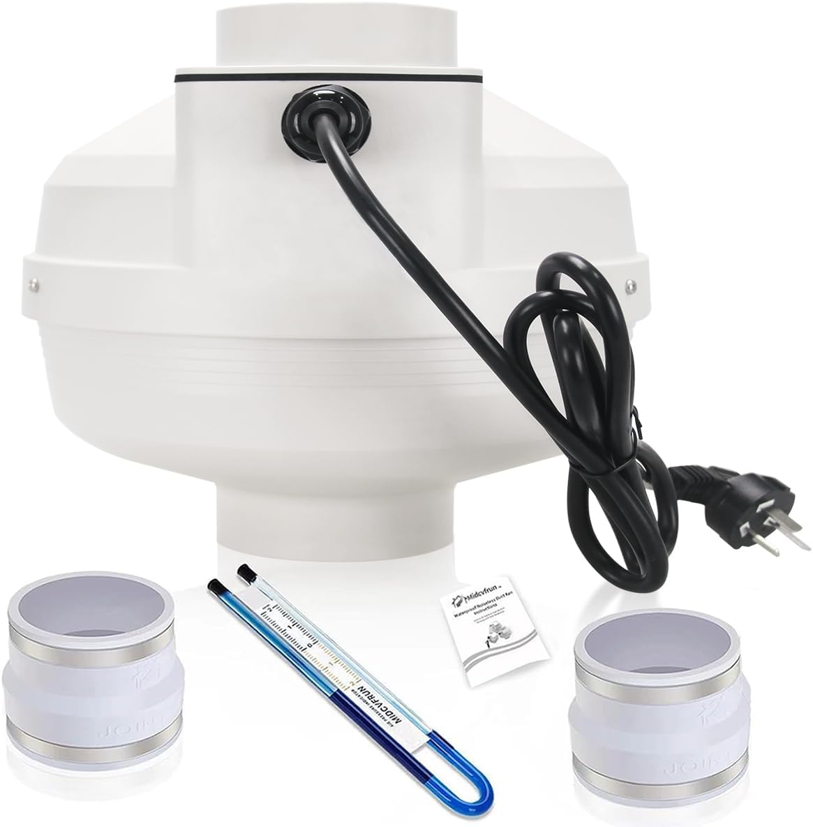 166CFM Radon Fan Ultra Quiet for Effective Radon Mitigation