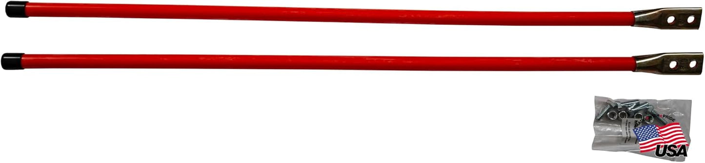 Fluorescent Nylon Orange Bumper Guide Kit for Road Safety
