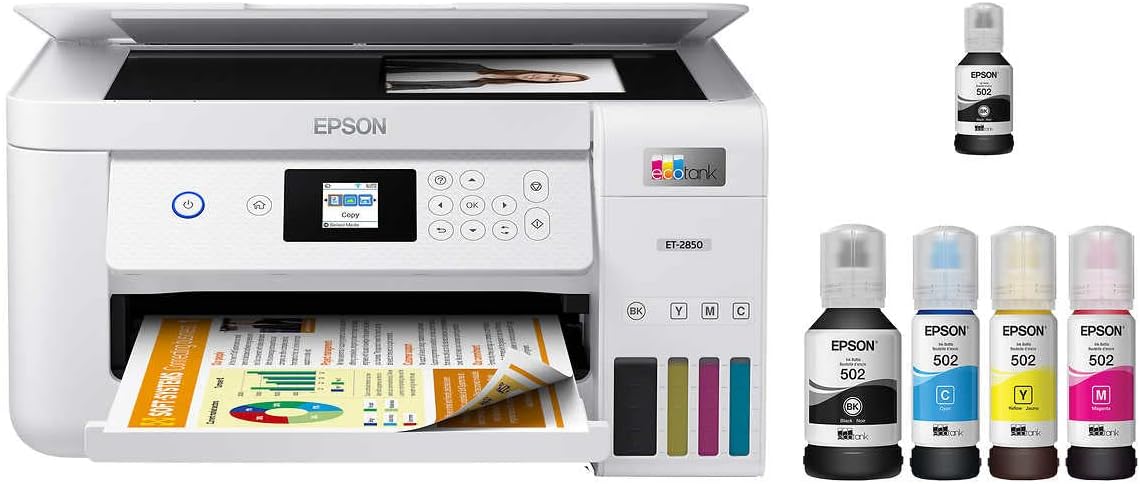 Epson EcoTank ET-2850L All-in-One Printer: High-Speed, Superior Quality