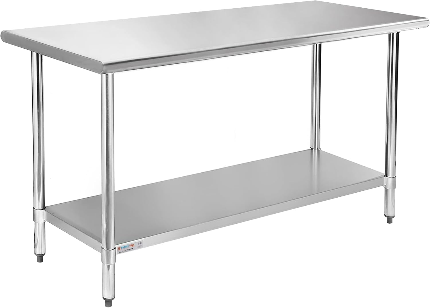 STABLEINK NSF Stainless Steel Table for Kitchen and Garage Use
