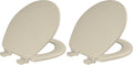 CHURCH 540EC 006 Toilet Seat Round Bone - Easy Clean Hinge