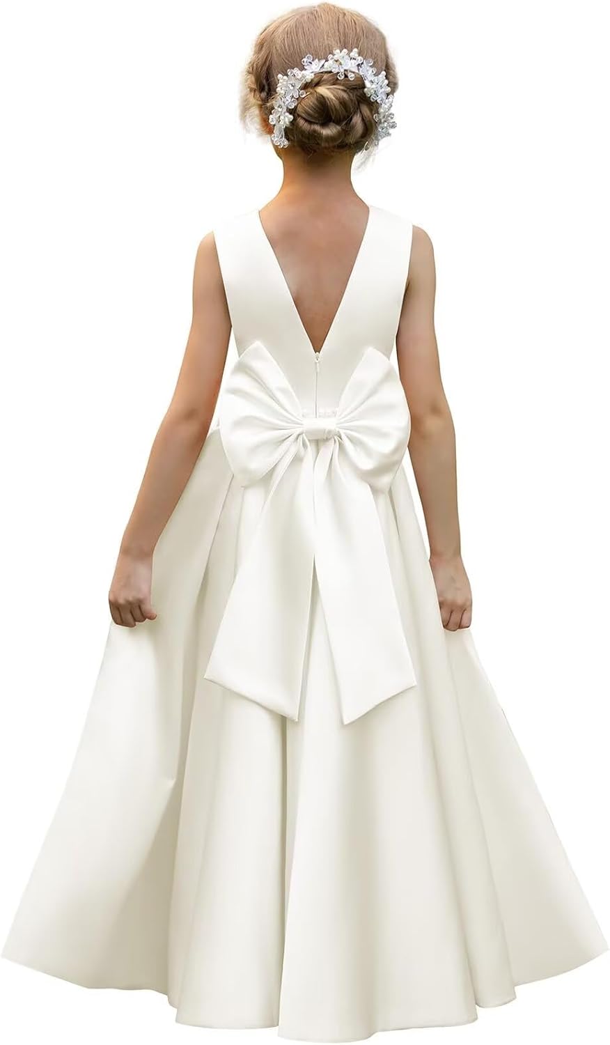 Satin Flower Girl Dresses for Wedding and Special Occasions