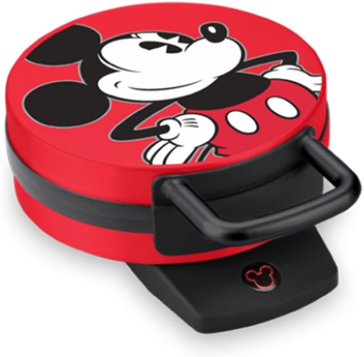 Premium Disney Mickey Mouse Waffle Maker - Magical 7 Waffles!
