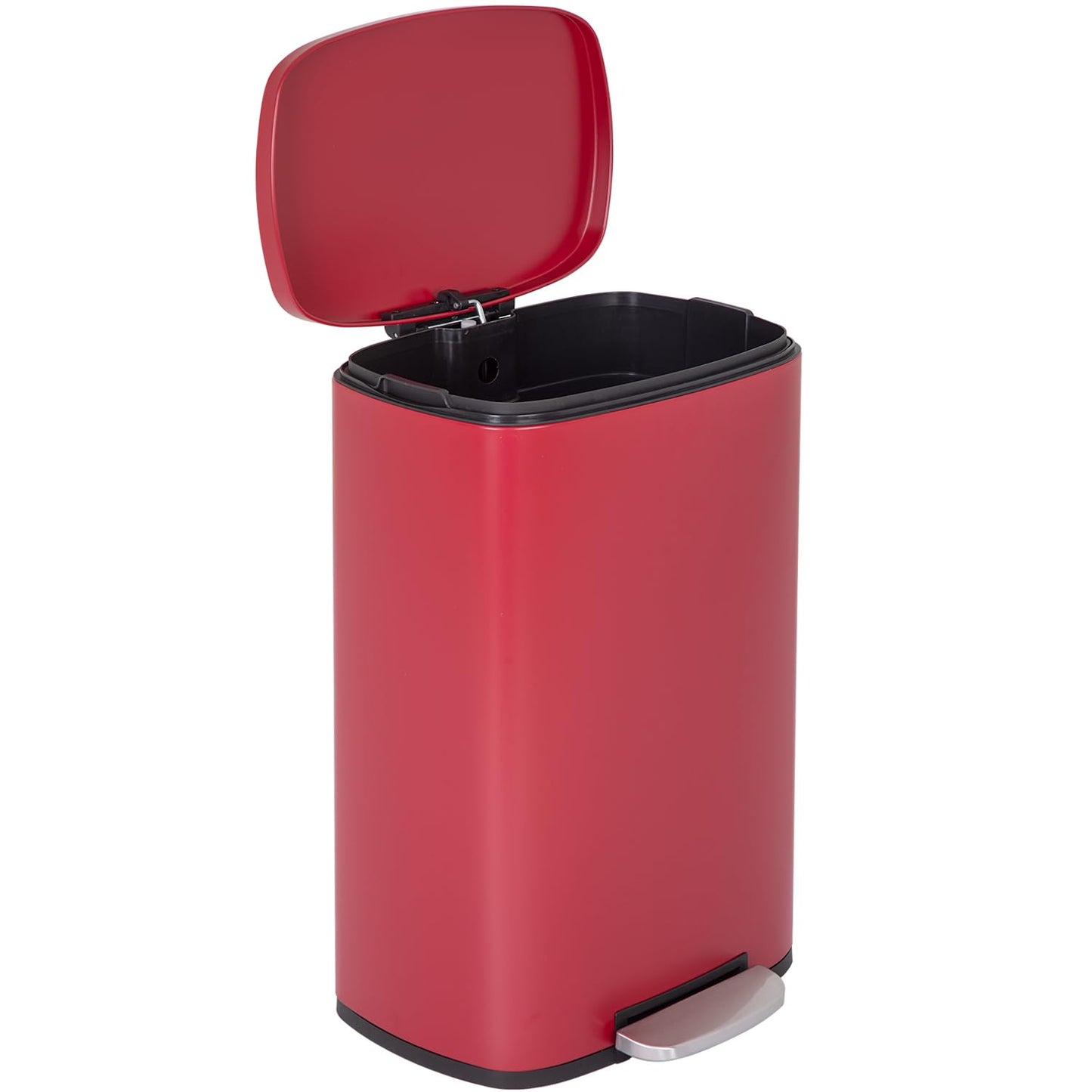 Fingerprint-Proof 13 Gallon Trash Can with Soft-Close Lid
