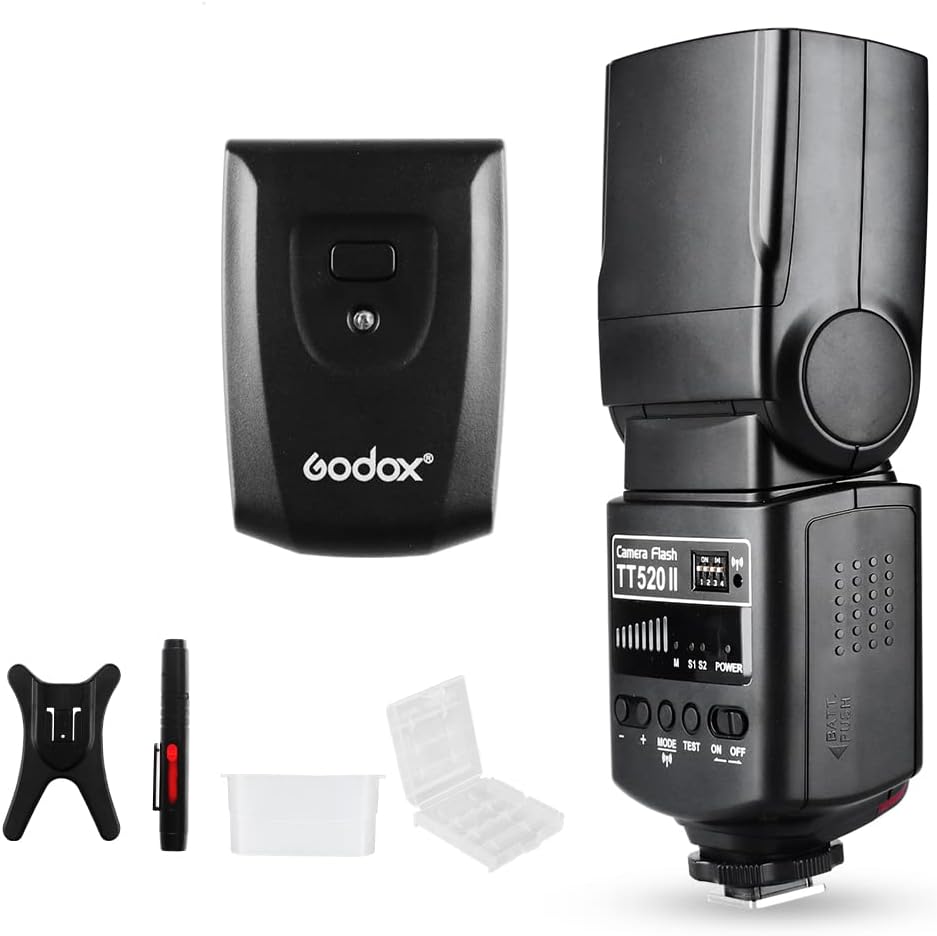 Godox TT520II Camera Flash for Canon Nikon Olympus DSLR Use