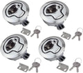 Boat Flush Pull Slam Latch with Keyed Lock - Secure Hatch Hardware