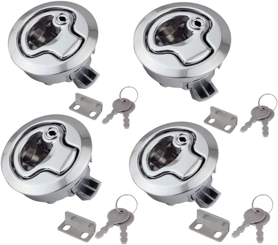 WJSKDQ Boat Latches Flush Pull Slam Latch for Marine Use