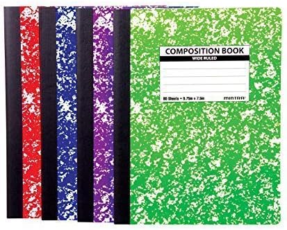 Sturdy Flex Cover Composition Books - 4 Pack