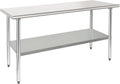 HARDURA Stainless Steel Prep Table 24x60 in - Heavy Duty Work Table