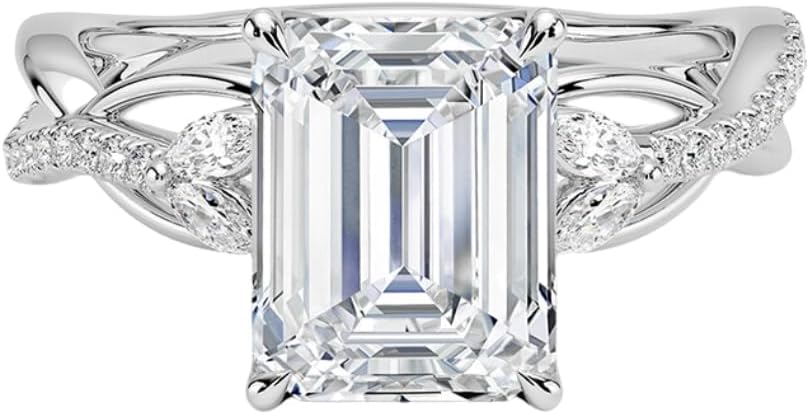 1-3 CT Moissanite Engagement Ring for Timeless Love