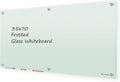J&J worldwide Glass Whiteboard 6ft x 3ft for Office and Home