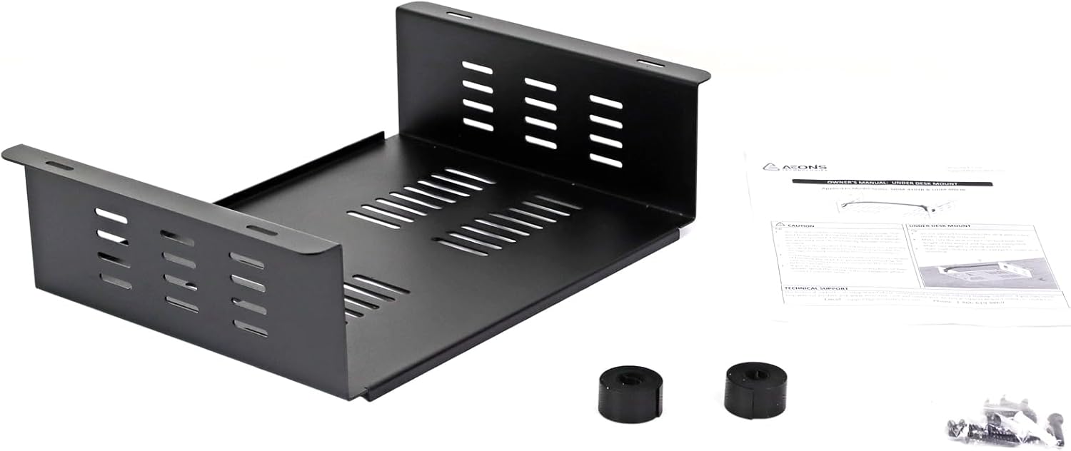 AEONS Under Desk Computer Mount for Small Form Factor Cases