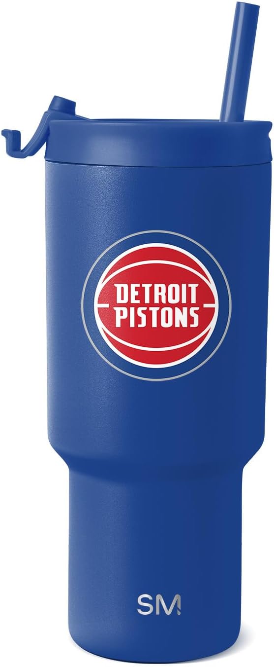 NBA 30oz Tumbler with Flip Lid - Insulated Steel Cup for Fans