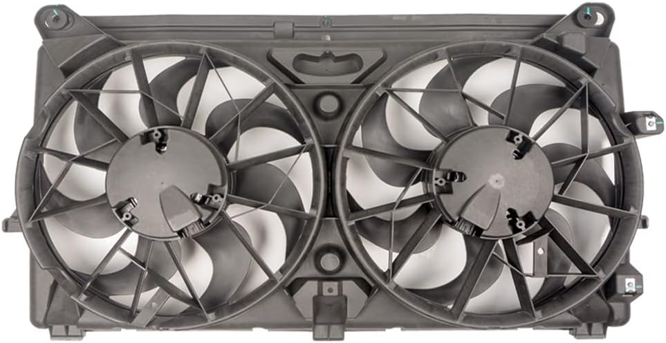 Focreedy GM1101 Replacement Dual Radiator Cooling Fan Assembly