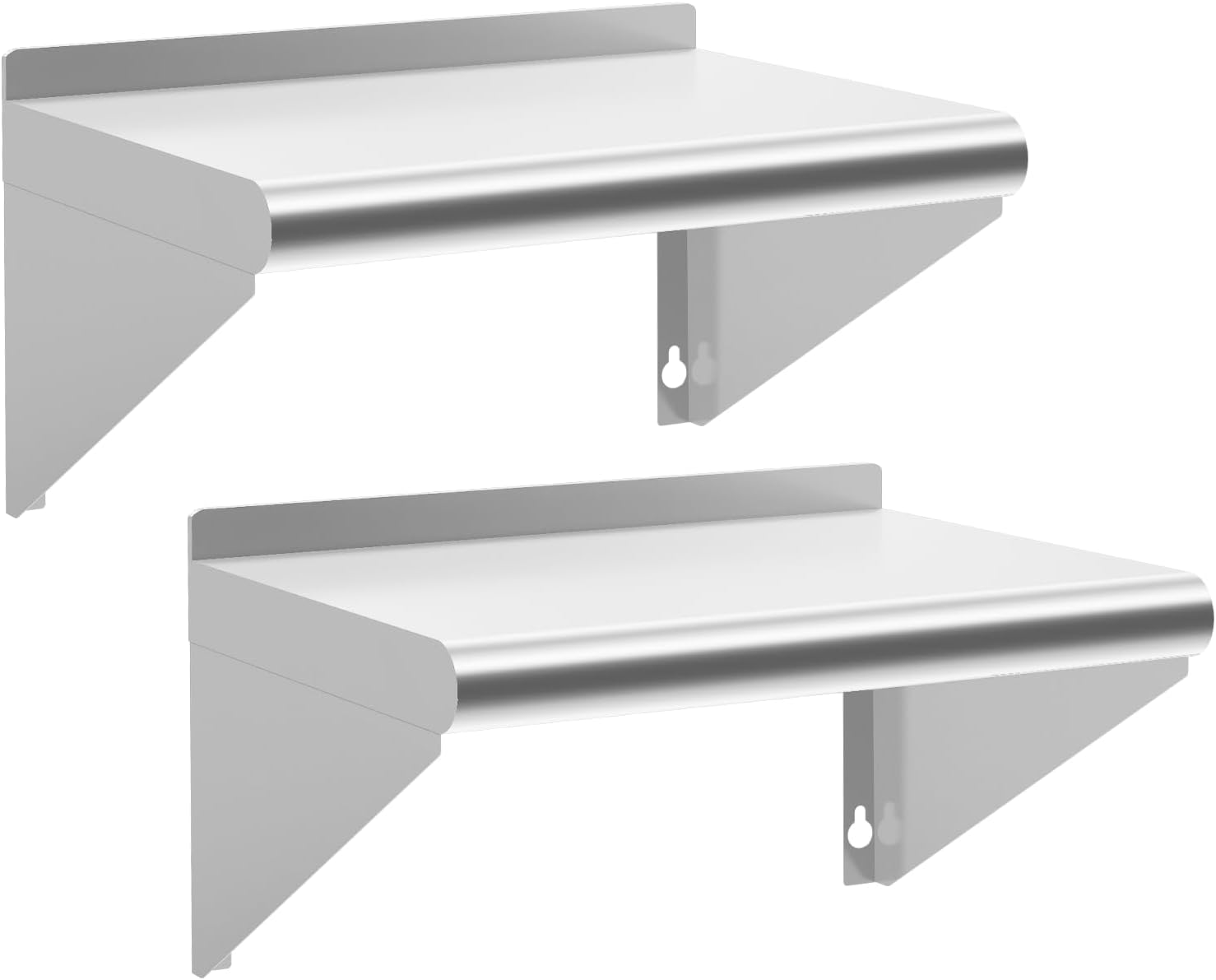 Stainless Steel Shelf 18in x 24in, 2 Pack for Kitchen and Garage