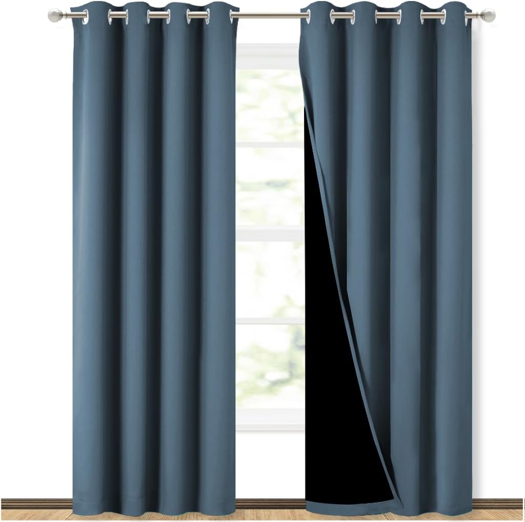 NICETOWN 100% Blackout Curtains for Energy Efficiency and Comfort