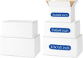 Assorted Sizes Shipping Boxes 45 Pack - Small White Mailer Set