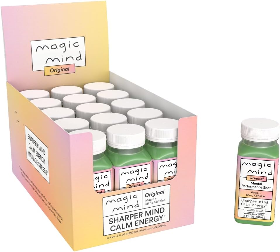 Magic Mind Energy And Focus Drink Shots for Productivity Boost