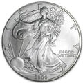 2000 American Silver Eagle.999 Fine Silver Dollar - Uncirculated