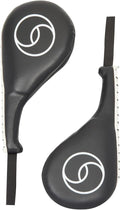 Taekwondo Kick Pads 2 Pack - Durable Black Kickboxing Paddles