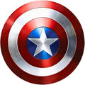 Captain Shield Round Metal Replica Shield 24in - Rustic Decor